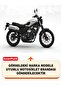 Motorcycle Tarpaulin Compatible with Honda Cl 250 Rear Bag and Security Lock (Black Color) - 2