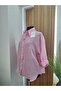 Pembe Oversize Gömlek - 2