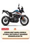 Ktm 250 Adventure (125) Rear Bag and Security Lock Compatible Motorcycle Tarpaulin (Black Color) - 2