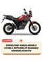 Motorcycle Tarpaulin Compatible with Yamaha Xtz 660Z Tenere Rear Bag and Security Lock (Black Color) - 2