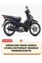 Steel Motor Xgj 100-7 Motorcycle Tarpaulin Compatible with Rear Bag and Safety Lock (Black Color) - 2
