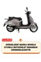 Mondial 150 Znx Rear Bag and Security Lock Compatible Motorcycle Tarpaulin (Black Color) - 2