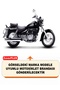 Hyosung Gv 650 Rear Bag and Security Lock Compatible Motorcycle Tarpaulin (Black Color) - 2