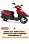 Kuba Matrix 125 Rear Bag and Security Lock Compatible Motorcycle Tarpaulin (Black Color) - 2
