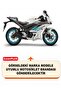 Yamaha Yzf R25 Abs Lock Compatible Motorcycle Tarpaulin (Grey Color) with Connection Buckle and Elastic - 2