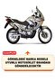 Honda XL 650 Transalp (Reflective) Motorcycle Canvas Rear Bag Compatible (Black-Grey Color) - 3