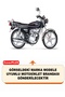 Kuba Leopard 100 Rear Bag and Security Lock Compatible Motorcycle Tarpaulin (Black Color) - 2