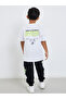 Boys Graphic Print T-Shirt and Joggers Set - 8