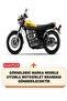 Yamaha Sr 500 Lock and Rear Bag Compatible Motorcycle Tarpaulin (Grey Color) with Connection Buckle - 2