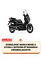 Yamaha X-Max 125 Iron Max Rear Bag and Security Lock Compatible Motorcycle Tarpaulin (Black Color) - 2