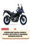 Suzuki V-Strom 650 Xt Abs Lock Compatible Motorcycle Tarpaulin (Grey Color) with Connection Buckles and Elastic - 2