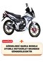 Yuki Y?Ld?Z 100 Rear Bag and Security Lock Compatible Motorcycle Tarpaulin (Black Color) - 2