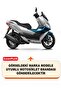 Cf Moto Cf 150 Lock Compatible Motorcycle Tarpaulin (Grey Color) with Connection Buckle and Elastic - 2