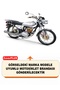 Kuba Çita 50R Gold Lock Compatible Motorcycle Tarpaulin (Gray Color) with Connection Buckle and Elastic Band - 2