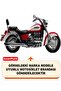 Motorcycle Tarpaulin Compatible with Honda Valkyrie F6C Rear Case and Security Lock (Black Color) - 2
