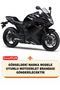 Yamaha Xj 6 Diversion F Lock and Rear Bag Compatible Motorcycle Tarpaulin (Grey Color) with Connection Buckle - 2
