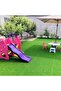FFD Thick Artificial Grass Turf 2x4M | Realistic Synthetic Lawn Mat with Drainage – Durable - 8
