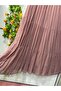 Layered Chiffon Skirt with Lining - 4