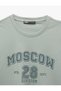Short Sleeve Cotton Regular Fit Crew Neck Printed T-Shirt - 3