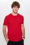 Unisex 5-Pack Black-White-Stone-Red-Blue Slim Fit Slim Fit 100% Cotton Crew Neck T-Shirt - 5