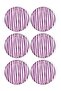 Joy Service Plate Set of 6 Purple 26 cm