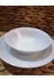 Porcelain Bahardali 12 Piece Plate Set for 6 People (Plate and Bowl) - 4