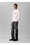 Men's Comfortable Fit Hooded Logo Printed on the Chest Long Sleeve White Sweatshirt Lv14Ld231G-Yaf - 5