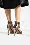 Stoned Single Strap Neolite Sole Thin Heeled Shoes 331-1017 Women's Shoes - 3