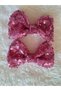 Glittery Bow Set of 4 8 Pieces Buckles - 3