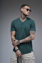 Trend We V-Neck Lycra Single Jersey Fabric Regular Fit T-Shirt - 3