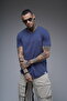 Trend We V-Neck Lycra Single Jersey Fabric Regular Fit T-Shirt - 4