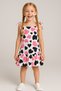 3 Pieces Summer Printed Lycra Girl's 3-Piece Dress - 2