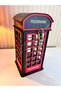 London Telephone Booth Piggy Bank (Large Size Black-Red) - 4