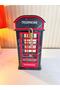 London Telephone Booth Piggy Bank (Large Size Black-Red) - 2
