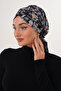 Patterned Buckle Bonnet Hijab Bonnet Daily Use Bonnet Shawl Scarf