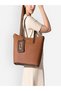 Women's Duo Hailon Tote bag (Tan) - 2