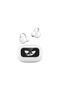 يوجرين سماعات أذن لاسلكية ClipBuds Magic Nc مفتوحة الأذن مع شاشة عرض ابيض