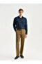 Southbluenavy Blue Regular Fit Long Sleeve Linen Men's Shirt - 2