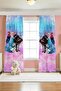 Castle Elsa and Her Friends Patterned Children's Baby Room Background Curtain (Single Wing Pricing) - 3