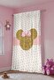 Gold Minnie Silhouette Patterned Children's Baby Room Background Curtain (Single Wing Pricing) - 4