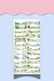 2-Piece Landscape Washi Sticker Set – Watercolor Themed – (Agenda, Notebook, Bullet Journal, Scrabook) - 2