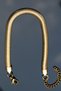 Steel Italian Flat Snake Worm Bracelet 6 mm Gold Color |   Non-Blackening, Unisex, 2 Years Warranty - 2