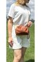 Women's Soft Leather Chain Strap Hand and Shoulder Bag