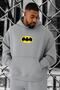 3 Yarn Combed Cotton Bat Printed Oversized Sweatshirt