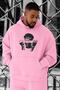 3 Yarn Combed Focus Freedom Printed Oversized Sweatshirt