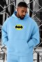 3 Yarn Combed Cotton Bat Printed Oversized Sweatshirt