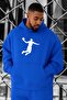 3 Yarn Combed Cotton Basketball Printed Oversized Sweatshirt