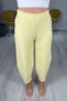 Women's Elastic Waist Balloon Trousers with Clamp Detail - 5