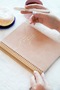 A5 Spiral Vegan Leather Unlimited Planner Agenda. 100 Grams. Ivory. 224 Pages.