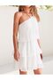Women's 2023 Boho Summer One Shoulder Sleeveless Ruffle Tiered Layered Chiffon Pleated A Line - 3